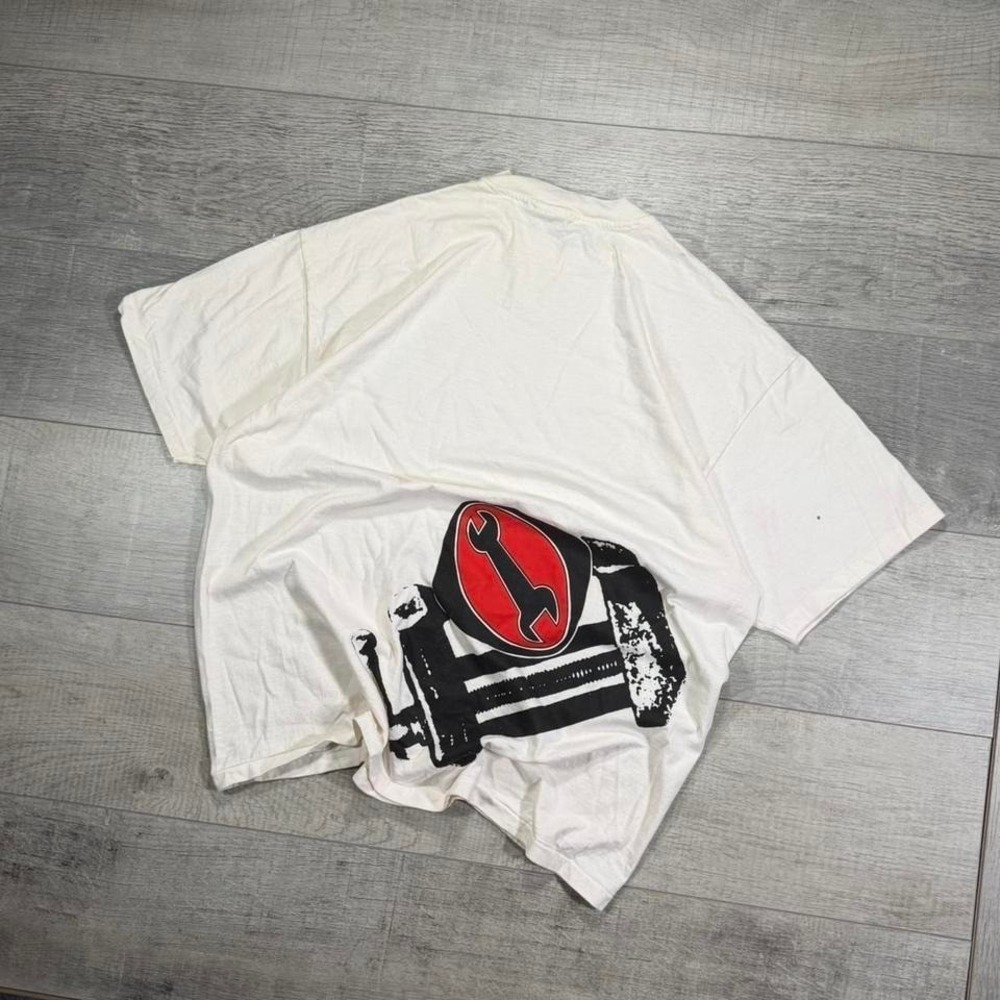 Vintage 90s Snap-On Tools, single stitch, racing graphic T-shirt Size XXL